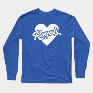 Vintage Royals School Spirit // High School Football Mascot // Go Royals Long Sleeve T-Shirt